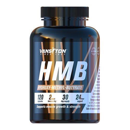 HBM (Hydroxymethylbutyrate) By Vansiton - 120 Capsules